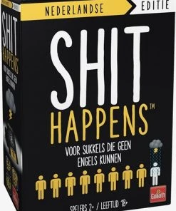Goliath Shit Happens 18+ - Engelstalig Kaartspel - Partyspel -LEERZAME SPELLEN Verkoopwinkel 550x740