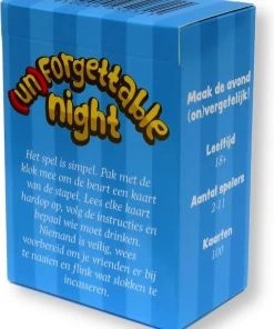 (Un)Forgettable Night Drankspel Kaartspel Drank Spelletjes Kaarten 18+ -LEERZAME SPELLEN Verkoopwinkel 550x745 5