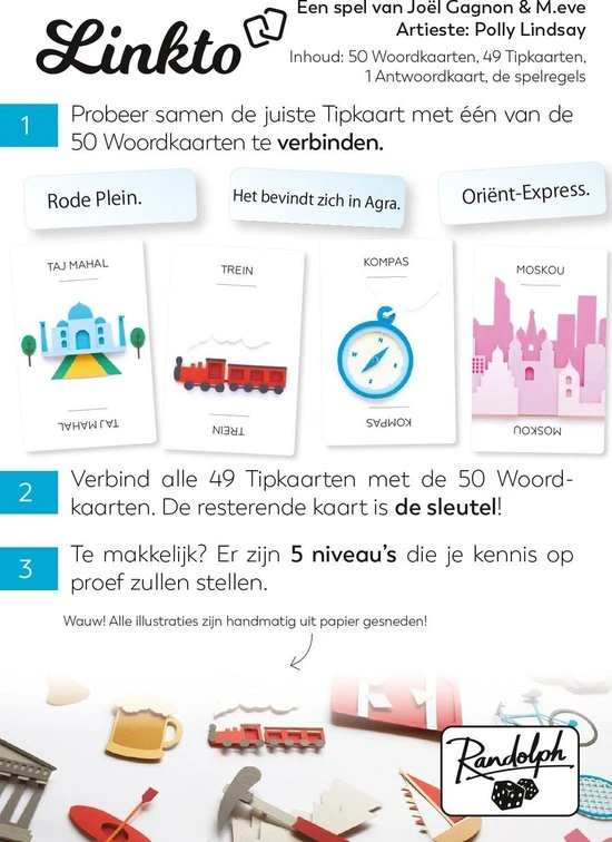 Randolph Linkto Reizen - Kaartspel 4 Randolph Linkto Reizen - Kaartspel - Afbeelding 2