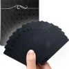 2BEFUN Waterdichte Kaarten - Zwart - Luxe Kaartspel - Speelkaarten - Pokerkaarten - Drankspel - Ook Geschikt Als Kerst Cadeau Voor Man En Vrouw, Voor Grote Kinderen Of Sinterklaas Schoencadeautjes - Cadeautjes -LEERZAME SPELLEN Verkoopwinkel 550x772 4