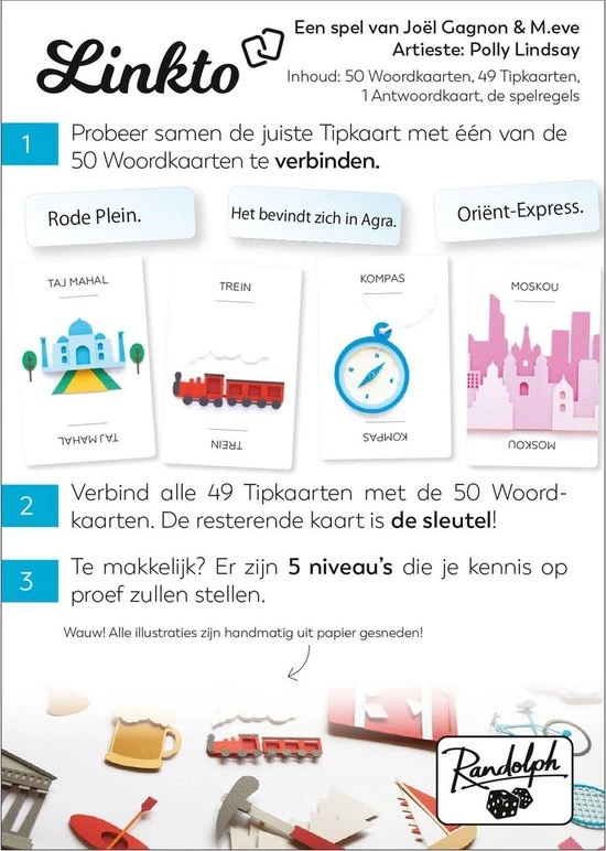 Randolph Linkto Reizen - Kaartspel 5 Randolph Linkto Reizen - Kaartspel - Afbeelding 3