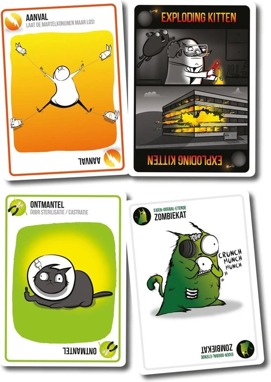 Exploding Kittens Bundel - Nederlandstalig 5 Exploding Kittens Bundel - Nederlandstalig - Afbeelding 3