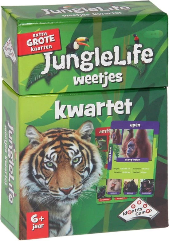 Identity Games Junglelife Weetjes Kwartet 11 Identity Games Junglelife Weetjes Kwartet - Afbeelding 9
