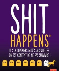 Goliath Gezelschapsspel Shit Happens (fr) 15 Cm Karton Paars