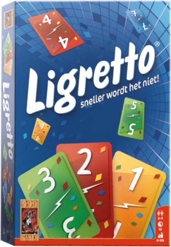 999 Games Ligretto Blauw Kaartspel 11 999 Games Ligretto Blauw Kaartspel - Afbeelding 9
