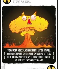 Exploding Kittens Streaking Kittens Uitbreiding - Nederlandstalig Kaartspel -LEERZAME SPELLEN Verkoopwinkel 550x795 2