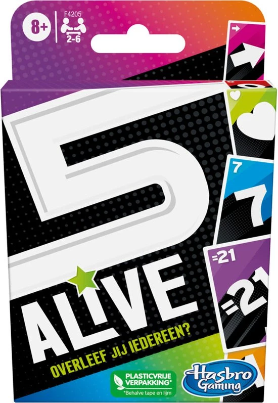 Hasbro Gaming 5 Alive - Kaartspel 3 Hasbro Gaming 5 Alive - Kaartspel