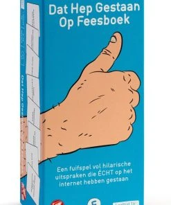 Kuna Una Tuna Games DAT HEP GESTAAN OP FEESBOEK - Kaartspel | Partygame - Nederlandse (omg!)