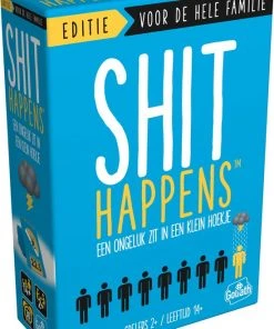 Goliath Shit Happens: Familie Editie 14+ - Nederlandstalig Kaartspel - Partyspel