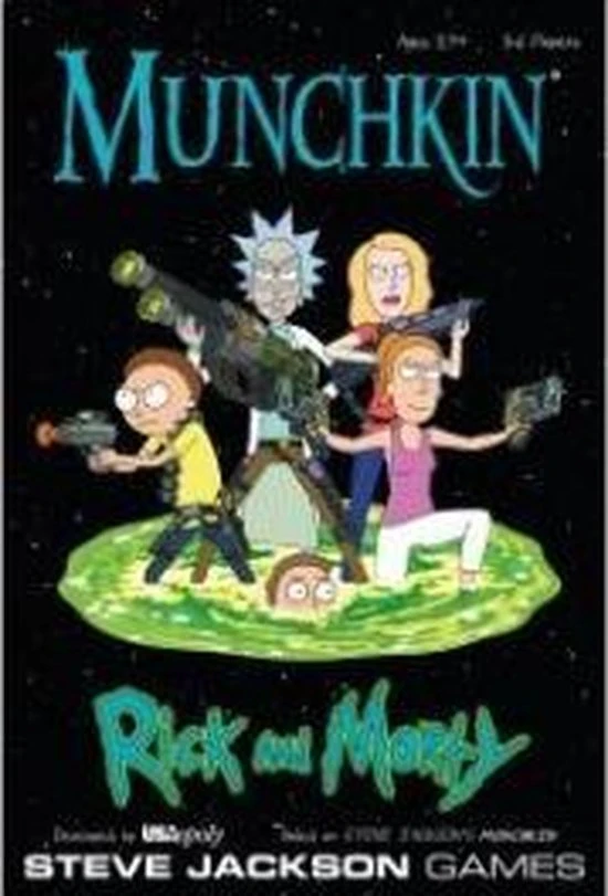 Steve Jackson Games USAopoly Munchkin Rick And Morty 6 Steve Jackson Games USAopoly Munchkin Rick And Morty - Afbeelding 4