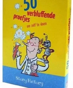 Story Factory 50 Verbluffende Proefjes Om Zelf Te Doen -LEERZAME SPELLEN Verkoopwinkel 550x817
