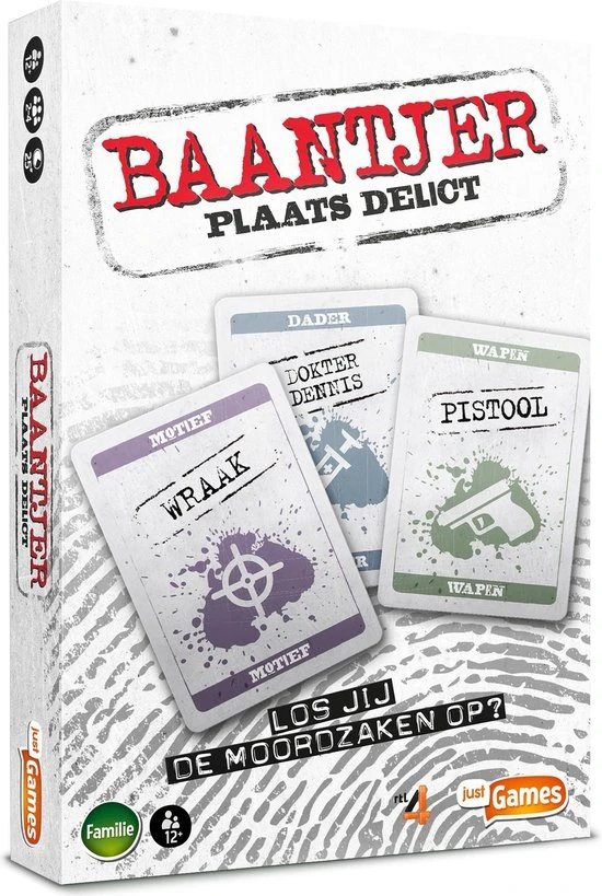 Just2Play Baantjer - Kaartspel 3 Just2Play Baantjer - Kaartspel