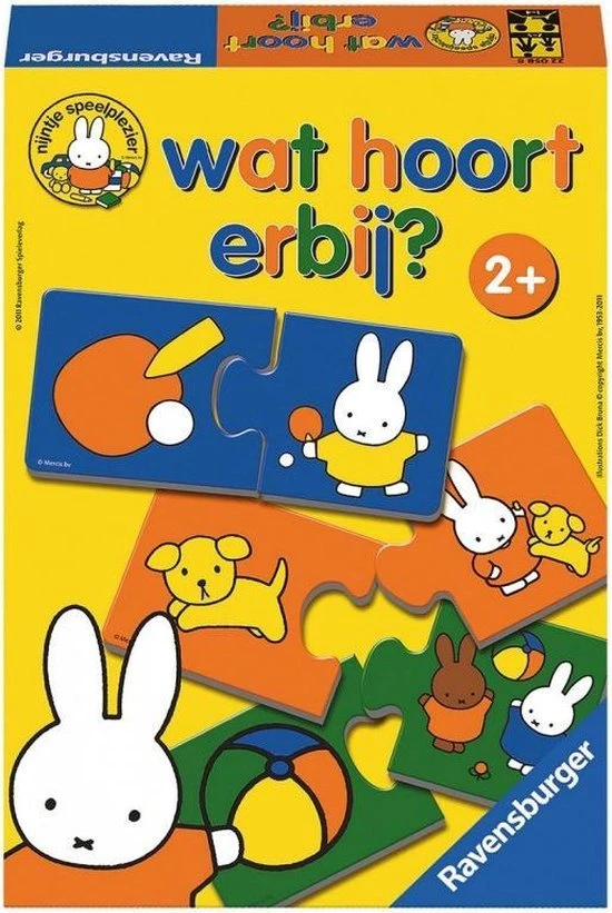 Ravensburger Nijntje Wat Hoort Erbij - Kinderspel 9 Ravensburger Nijntje Wat Hoort Erbij - Kinderspel - Afbeelding 7