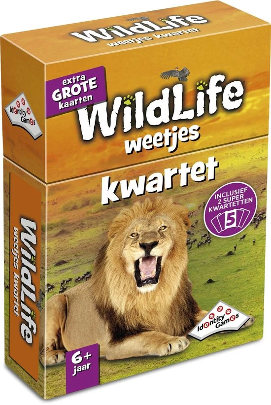 Identity Games Wildlife Weetjeskwartet 3 Identity Games Wildlife Weetjeskwartet