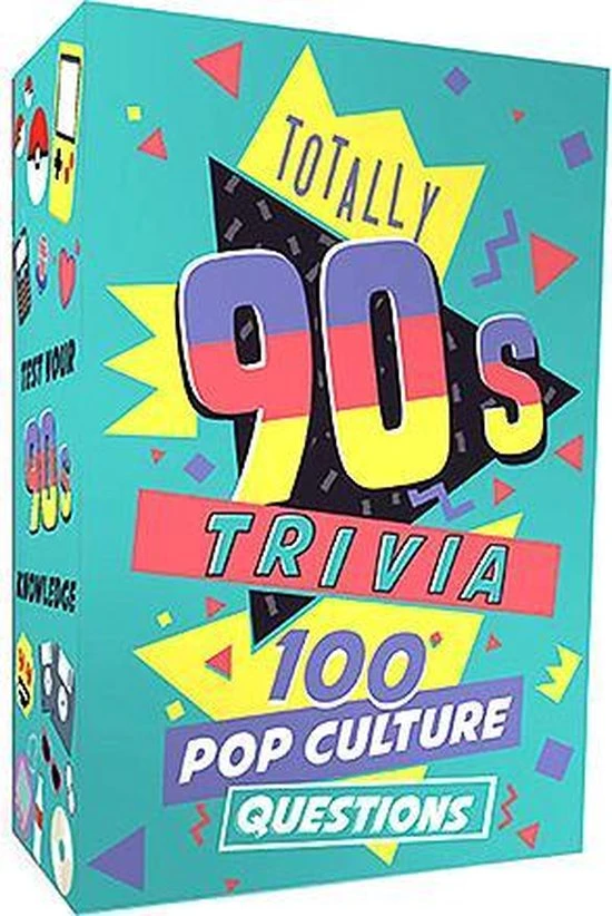 Gift Republic Totally 90s Quiz - Trivia Quiz - Hoeveel Weet Jij Van De Jaren 90 3 Gift Republic Totally 90s Quiz - Trivia Quiz - Hoeveel Weet Jij Van De Jaren 90