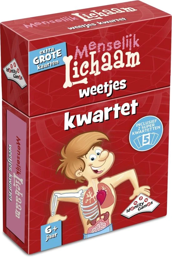 Identity Games Menselijk Lichaam Weetjes Kwartet 3 Identity Games Menselijk Lichaam Weetjes Kwartet