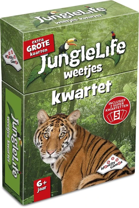 Identity Games Junglelife Weetjes Kwartet 3 Identity Games Junglelife Weetjes Kwartet