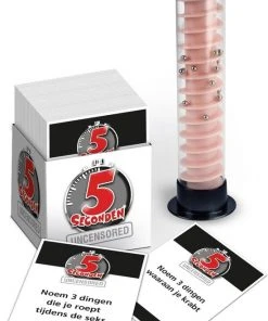 Megableu 5 Seconden Uncensored - Kaartspel - Spelletjes Voor Volwassenen - 18+ Spel -LEERZAME SPELLEN Verkoopwinkel 550x825 12