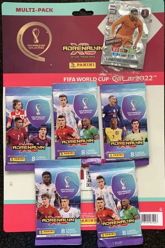Panini Adrenalyn XL FIFA World Cup Qatar 2022 Multi Pack 3 Panini Adrenalyn XL FIFA World Cup Qatar 2022 Multi Pack