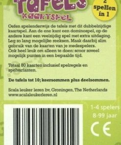 Scala Leuker Leren Het Tafelskaartspel -LEERZAME SPELLEN Verkoopwinkel 550x833 10