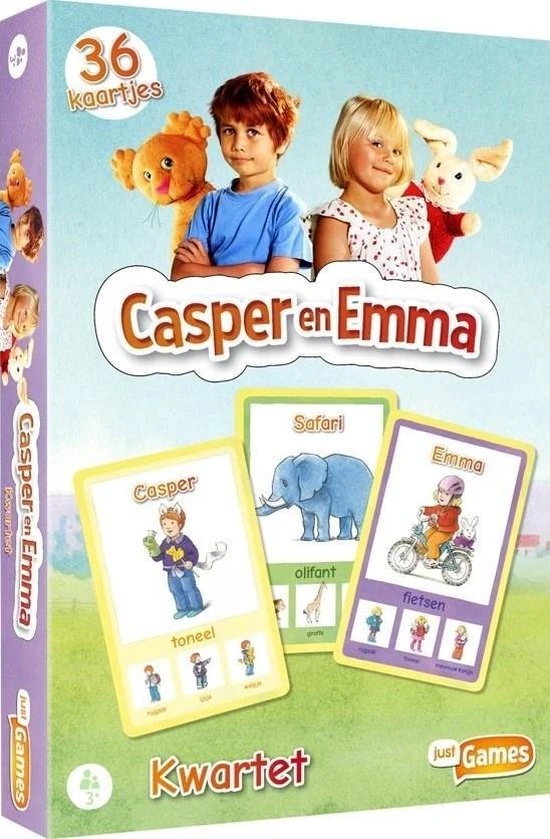 Just Games Kwartet Casper En Emma 3 Just Games Kwartet Casper En Emma
